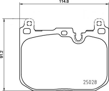 Brembo P 06 110 - Kit de plaquettes de frein, frein à disque cwaw.fr