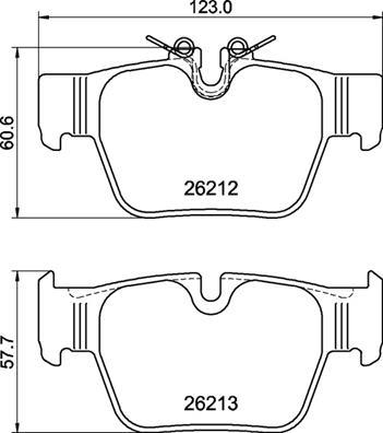 Brembo P 06 117 - Kit de plaquettes de frein, frein à disque cwaw.fr