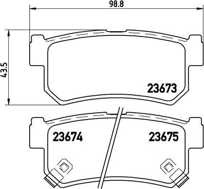 Brembo P 15 010 - Kit de plaquettes de frein, frein à disque cwaw.fr