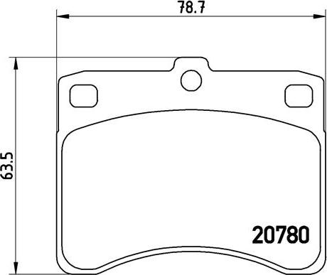 Brembo P 16 003 - Kit de plaquettes de frein, frein à disque cwaw.fr