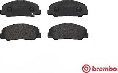 Brembo P 16 010 - Kit de plaquettes de frein, frein à disque cwaw.fr