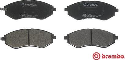 Brembo P 10 057 - Kit de plaquettes de frein, frein à disque cwaw.fr