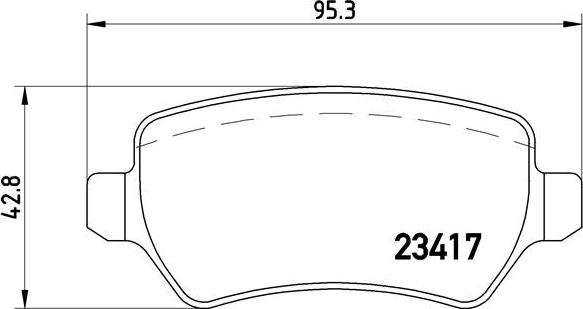 Brembo P 10 013 - Kit de plaquettes de frein, frein à disque cwaw.fr