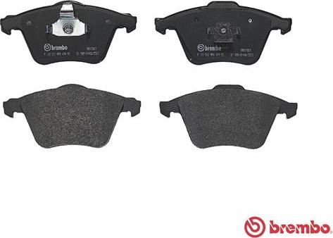 Brembo P 10 012 - Kit de plaquettes de frein, frein à disque cwaw.fr