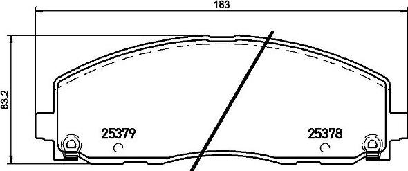 Brembo P 11 035 - Kit de plaquettes de frein, frein à disque cwaw.fr