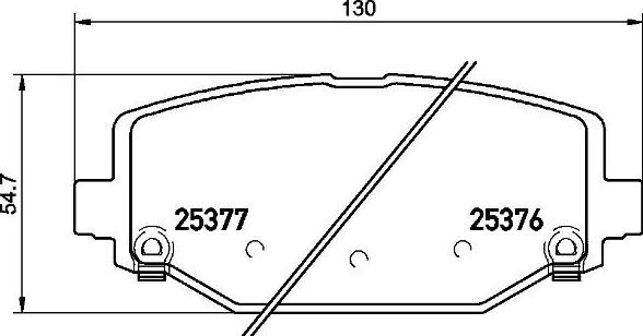 Brembo P 11 032 - Kit de plaquettes de frein, frein à disque cwaw.fr