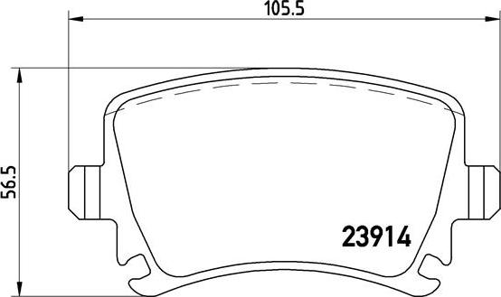 Brembo P 85 095X - Kit de plaquettes de frein, frein à disque cwaw.fr