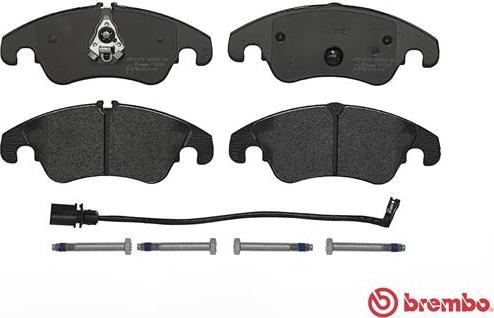 Brembo P 85 098 - Kit de plaquettes de frein, frein à disque cwaw.fr