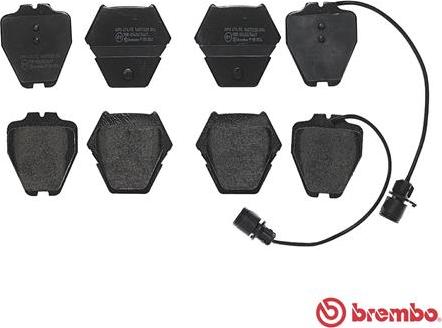 Brembo P 85 054 - Kit de plaquettes de frein, frein à disque cwaw.fr