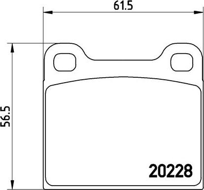 Brembo P 85 003 - Kit de plaquettes de frein, frein à disque cwaw.fr