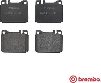 Brembo P 85 007 - Kit de plaquettes de frein, frein à disque cwaw.fr