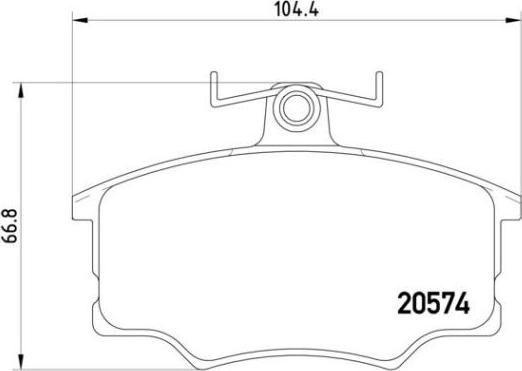 Brembo P 85 010 - Kit de plaquettes de frein, frein à disque cwaw.fr