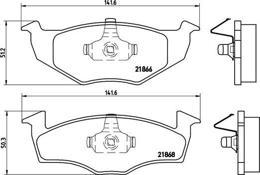 Brembo P 85 030 - Kit de plaquettes de frein, frein à disque cwaw.fr