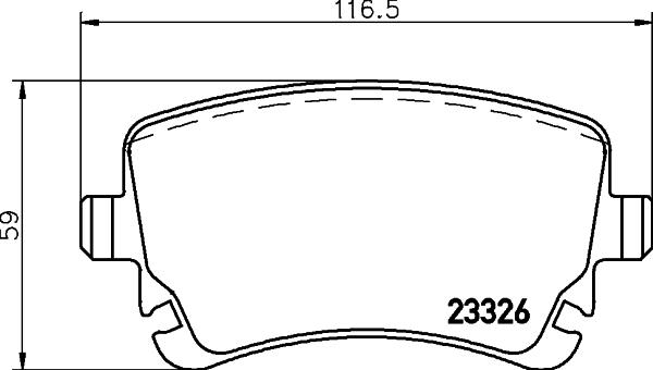 Brembo P 85 143 - Kit de plaquettes de frein, frein à disque cwaw.fr