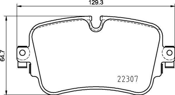 Brembo P 85 161 - Kit de plaquettes de frein, frein à disque cwaw.fr