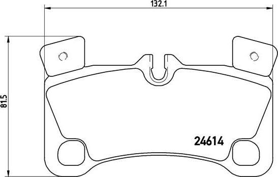 Brembo P 85 103 - Kit de plaquettes de frein, frein à disque cwaw.fr