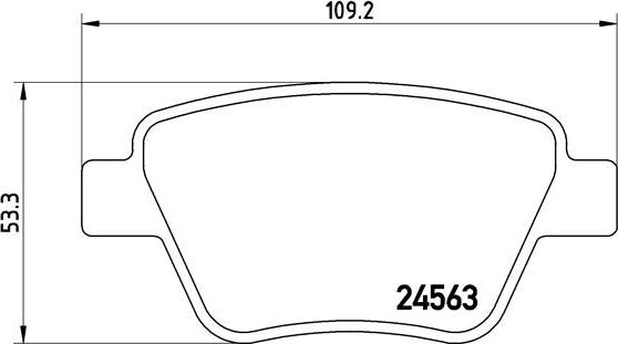 Brembo P 85 114 - Kit de plaquettes de frein, frein à disque cwaw.fr