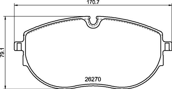 Brembo P 85 188 - Kit de plaquettes de frein, frein à disque cwaw.fr