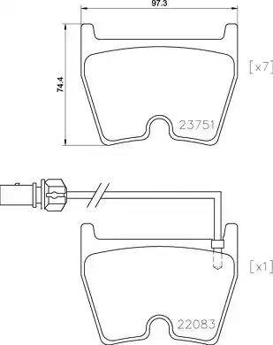 Brembo P 85 139 - Kit de plaquettes de frein, frein à disque cwaw.fr