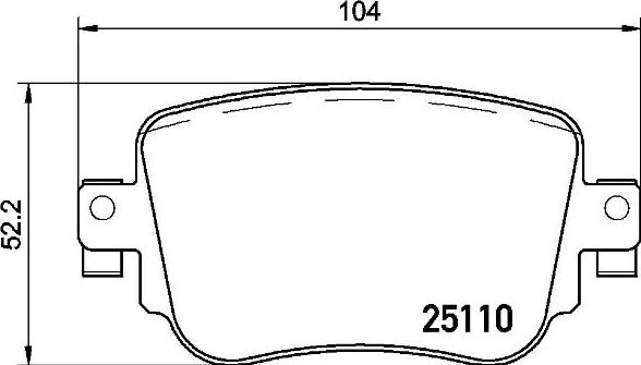 Brembo P 85 135 - Kit de plaquettes de frein, frein à disque cwaw.fr