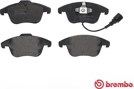 Brembo P 85 130 - Kit de plaquettes de frein, frein à disque cwaw.fr