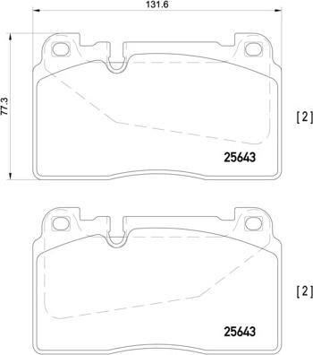 Brembo P 85 123 - Kit de plaquettes de frein, frein à disque cwaw.fr