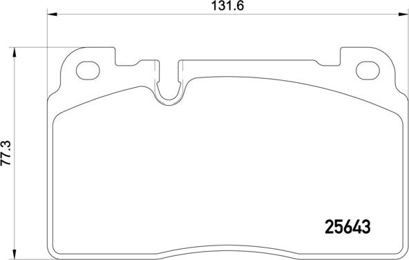 Brembo P 85 122 - Kit de plaquettes de frein, frein à disque cwaw.fr