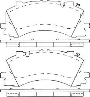 Brembo P 85 170 - Kit de plaquettes de frein, frein à disque cwaw.fr