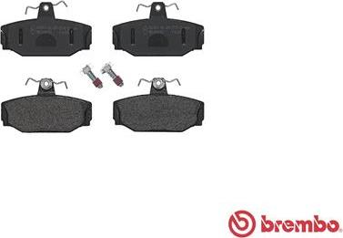 Brembo P 86 009 - Kit de plaquettes de frein, frein à disque cwaw.fr