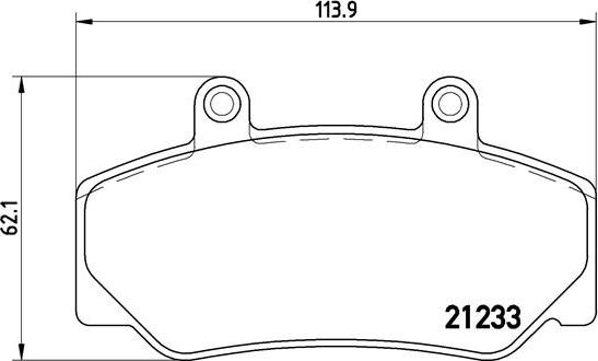 Brembo P 86 006 - Kit de plaquettes de frein, frein à disque cwaw.fr