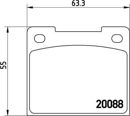 Brembo P 86 001 - Kit de plaquettes de frein, frein à disque cwaw.fr