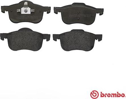 Brembo P 86 016 - Kit de plaquettes de frein, frein à disque cwaw.fr