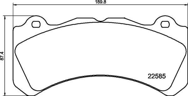 Brembo P 86 034 - Kit de plaquettes de frein, frein à disque cwaw.fr