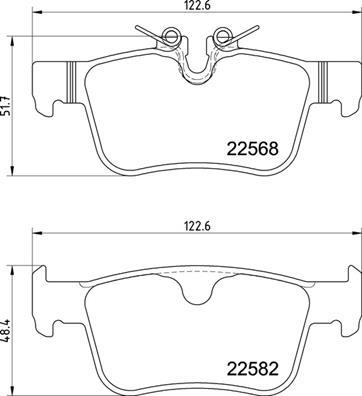 Brembo P 86 030 - Kit de plaquettes de frein, frein à disque cwaw.fr