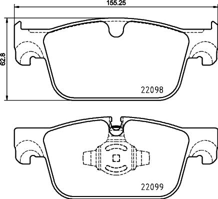 Brembo P 86 028 - Kit de plaquettes de frein, frein à disque cwaw.fr