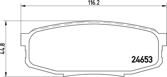 Brembo P 83 098 - Kit de plaquettes de frein, frein à disque cwaw.fr