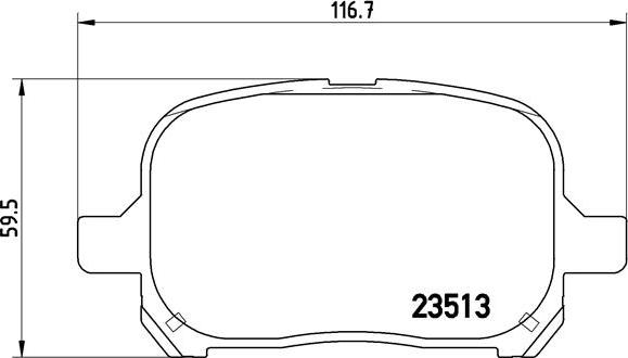 Brembo P 83 040 - Kit de plaquettes de frein, frein à disque cwaw.fr