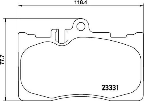 Brembo P 83 058 - Kit de plaquettes de frein, frein à disque cwaw.fr