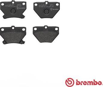 Brembo P 83 052 - Kit de plaquettes de frein, frein à disque cwaw.fr