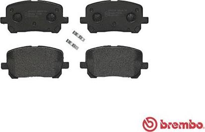 Brembo P 83 061 - Kit de plaquettes de frein, frein à disque cwaw.fr