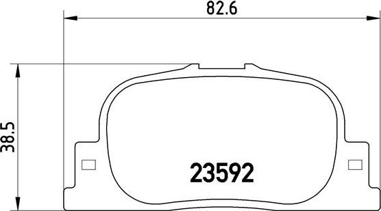 Brembo P 83 063 - Kit de plaquettes de frein, frein à disque cwaw.fr