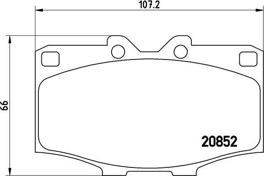 Brembo P 83 006 - Kit de plaquettes de frein, frein à disque cwaw.fr