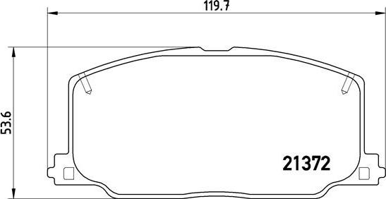 Brembo P 83 016 - Kit de plaquettes de frein, frein à disque cwaw.fr