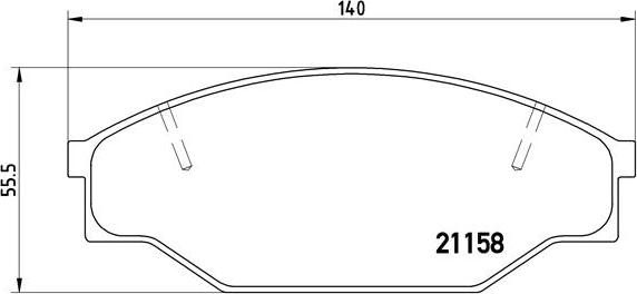 Brembo P 83 013 - Kit de plaquettes de frein, frein à disque cwaw.fr