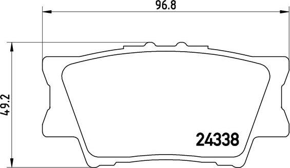 Brembo P 83 089 - Kit de plaquettes de frein, frein à disque cwaw.fr