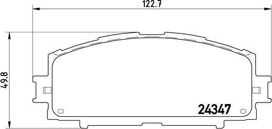 Brembo P 83 086 - Kit de plaquettes de frein, frein à disque cwaw.fr