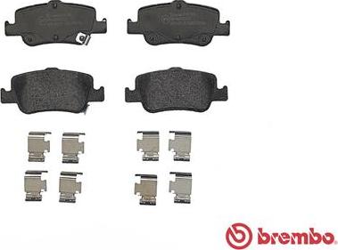 Brembo P 83 080 - Kit de plaquettes de frein, frein à disque cwaw.fr