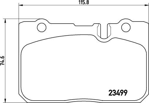 Brembo P 83 039 - Kit de plaquettes de frein, frein à disque cwaw.fr