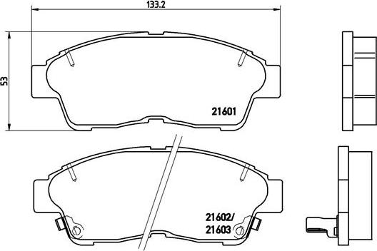 Brembo P 83 034 - Kit de plaquettes de frein, frein à disque cwaw.fr