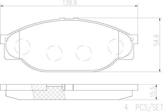 Brembo P83023N - Kit de plaquettes de frein, frein à disque cwaw.fr